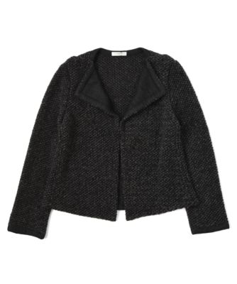 【SALE（三越）】＜LUGHA LADY/ルーガ レディ＞ ニットジャケット(1502-T-02L) グレー 【三越・伊勢丹/公式】
