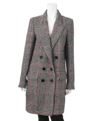 【SALE（三越）】＜パルトー＞ ダブルチェスターコート(AGNESE) アカチェック 【三越・伊勢丹/公式】