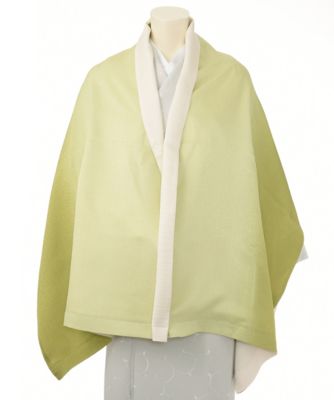 正絹ショール (2)グリーンぼかし 【三越・伊勢丹/公式】