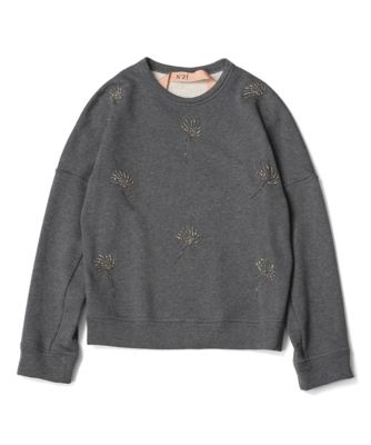 【SALE（三越）】＜N゜21/ヌメロ ヴェントゥーノ＞ M14 カット アンド ソーン(E041-4014) グレー 【三越・伊勢丹/公式】