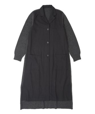 【SALE（三越）】＜ライフ＆スタイル/ライフアンドスタイル＞ 麻世妙ニットコート 77647031 グレー 【三越・伊勢丹/公式】