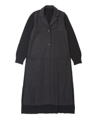 【SALE（三越）】＜ライフ＆スタイル/ライフアンドスタイル＞ 麻世妙ニットコート 77647031 クロ 【三越・伊勢丹/公式】