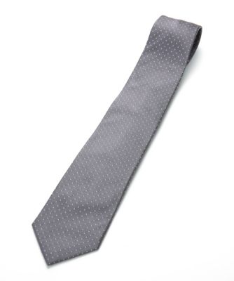 ＜ロバート フレイザー＞ ネクタイ(RF90-07) グレー 【三越・伊勢丹/公式】