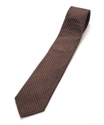 ＜ロバート フレイザー＞ ネクタイ(RF90-07) ブラウン 【三越・伊勢丹/公式】