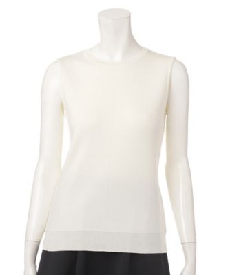 【SALE（伊勢丹）】＜レディ フォア ザ ウィークエンド/Ready for the Weekend＞ ノースリーブニット(RFFI-004) ホワイト 【三越・伊勢丹/公式】