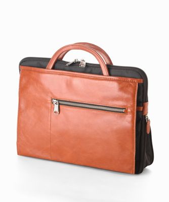 ＜ウルティマ＞ スリムスタイルショルダー 横型(54257) オレンジ 【三越・伊勢丹/公式】