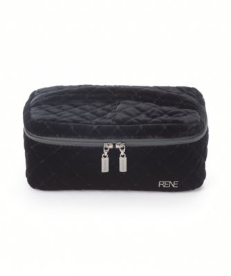 ＜ルネ（Rene）＞ ベロアポーチ（バニティ） 2049250