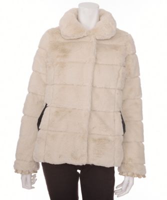 【SALE（三越）】＜ハニーバンチ/Honey Bunch＞ <ハニーバンチミューチュアル>フェイクファーダウンコート(fakefurdown) ベージュ 【三越・伊勢丹/公式】