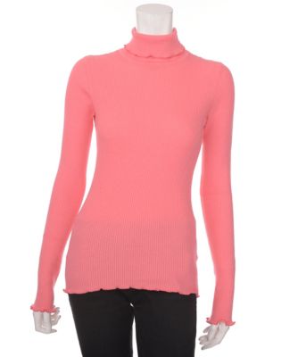 【SALE（三越）】＜ハニーバンチ/Honey Bunch＞ <ハニーバンチミューチュアル>コットンシルクタートルネックニット(turtelneck) ピンク 【三越・伊勢丹/公式】