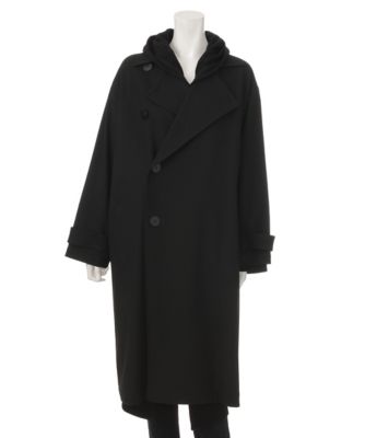 【SALE（三越）】＜ワンフォーイレブン/1411＞ 2WAYコート(505ーW8006) ブラックxブラック 【三越・伊勢丹/公式】