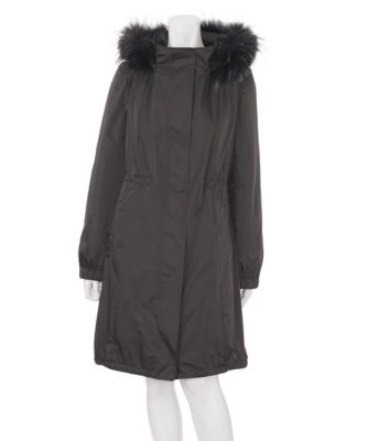 【SALE（三越）】＜ミグジュアリー/Mixury＞ MIQモッズコート LM15-T205 チャコール 【三越・伊勢丹/公式】