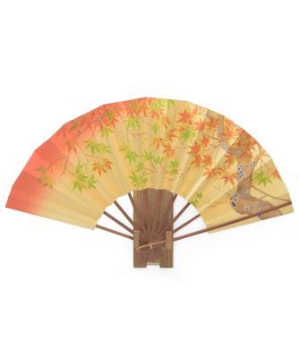 京扇子 飾り扇 紅葉 【三越・伊勢丹/公式】