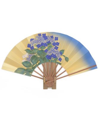 京扇子 飾り扇 あじさい 【三越・伊勢丹/公式】