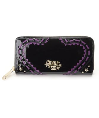 【SALE（伊勢丹）】＜アナ スイ（ANNA SUI）＞「ステラ」ラウンドファスナー長財布（311610） クロ