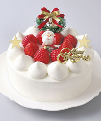 明治記念館 菓乃実の杜 苺のクリスマスデコレーション５号 クリスマスケーキ15