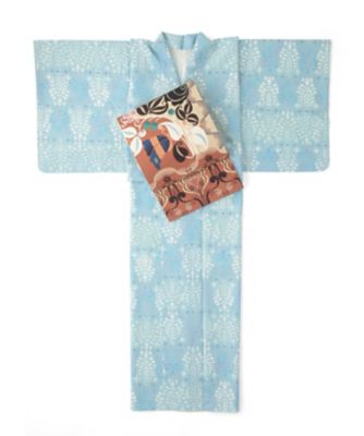 ＜WA・KKA＞ 婦人仕立上りきもの オリエンタルハート 水色 【三越・伊勢丹/公式】