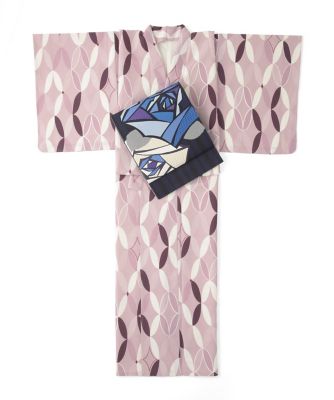 ＜WA・KKA＞ 婦人仕立上りきもの 七宝 ピンク 【三越・伊勢丹/公式】