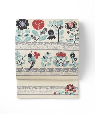 ＜WA・KKA＞ 婦人 京袋帯 ガーデニング ベージュ 【三越・伊勢丹/公式】