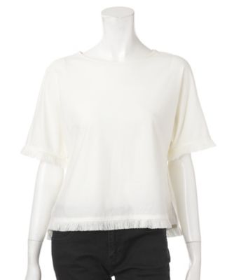 【SALE（伊勢丹）】＜レディ フォア ザ ウィークエンド/Ready for the Weekend＞ フリンジブラウス(ISBL-SB035) ホワイト（1 WHT） 【三越・伊勢丹/公式】