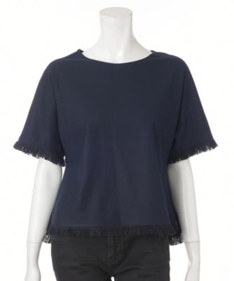 【SALE（伊勢丹）】＜レディ フォア ザ ウィークエンド/Ready for the Weekend＞ フリンジブラウス(ISBL-SB035) ネイビー（300 NV） 【三越・伊勢丹/公式】