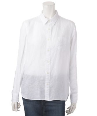 【SALE（伊勢丹）】＜レディ フォア ザ ウィークエンド/Ready for the Weekend＞ 無地麻ビッグシャツ(6016N ) ホワイト（00WHITE） 【三越・伊勢丹/公式】