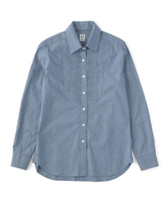 【SALE（三越）】＜ライフ＆スタイル/ライフアンドスタイル＞ シャツ STW009006 インディゴ 【三越・伊勢丹/公式】