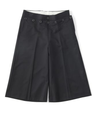 【SALE（伊勢丹）】＜ハイク（HYKE）＞MARINE WIDE-LEG CROPPED PANTS（13062） クロ