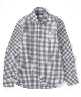 【SALE（三越）】＜エアディム＞ 【S】イタリアンカラーシャツ(62-EADEM-E-SHE01-SH) グレー 【三越・伊勢丹/公式】