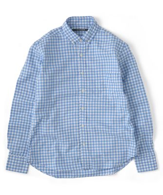 【SALE（三越）】＜エアディム＞ 【S】オックスフォードボタンダウンシャツ(62-EADEM-W-SHE01-SH) サックス 【三越・伊勢丹/公式】