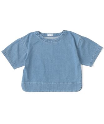 【SALE（三越）】＜LUGHA/ルーガ＞ デニムブラウス(1601-2-01) WASH 【三越・伊勢丹/公式】