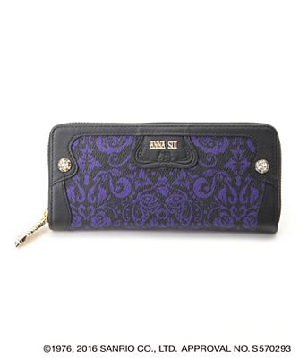 ＜アナ スイ（ANNA SUI）＞ANNA SUIxHELLO KITTY 「クラシック」ラウンドファスナー長財布（312011）