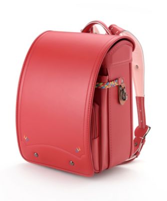 ＜三越伊勢丹オリジナル（mitsukoshi isetan original）＞＜ロイスター＞ブロックメッシュランドセル レッド