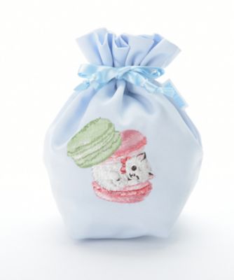 ＜PINK HOUSE CHELSEA＞ニャースクリーム・マカニャンバッグ（A2163PBG016） ミズイロxマカニャン