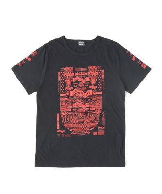 【SALE（伊勢丹）】＜ケンゾー ミナミ ニューヨーク＞ 【S】カットアンドソーン/SAMIZDAT(KMNY003) ブラックxレッド 【三越・伊勢丹/公式】