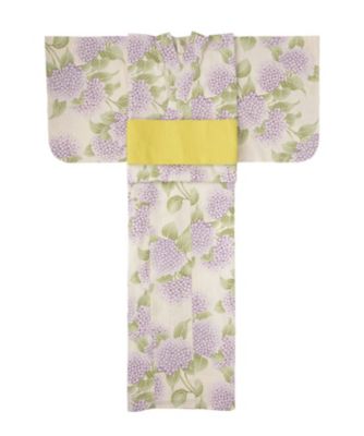 ＜三越伊勢丹オリジナル/mitsukoshi isetan original＞ 婦人仕立上りゆかた あじさい 紫 【三越・伊勢丹/公式】