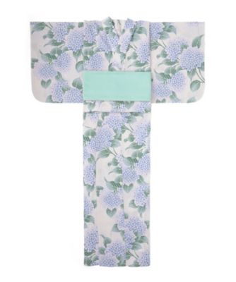 ＜三越伊勢丹オリジナル/mitsukoshi isetan original＞ 婦人仕立上りゆかた あじさい 青 【三越・伊勢丹/公式】