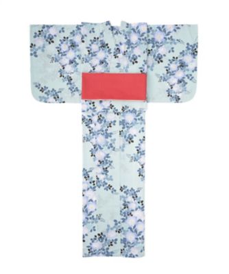 ＜三越伊勢丹オリジナル/mitsukoshi isetan original＞ 婦人仕立上りゆかた 萩に桔梗 水色 【三越・伊勢丹/公式】