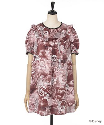 【SALE（三越）】＜PINK HOUSE/ピンクハウス＞ アリス・イン・ワンダーランド 時間の旅コレクション チュニック(A2163FBY 101) セピア系 【三越・伊勢丹/公式】