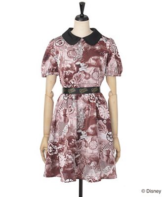 【SALE（三越）】＜PINK HOUSE/ピンクハウス＞ アリス・イン・ワンダーランド 時間の旅コレクション ワンピース(A2163FA103) セピア系 【三越・伊勢丹/公式】