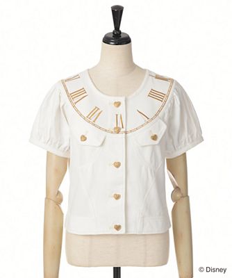 【SALE（三越）】＜PINK HOUSE/ピンクハウス＞ アリス・イン・ワンダーランド 時間の旅コレクション 刺繍ブラウス(A2163FB104) シロ 【三越・伊勢丹/公式】