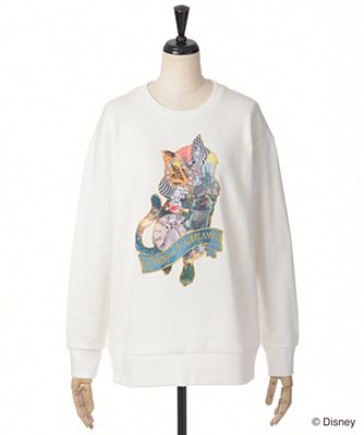 【SALE（三越）】＜PINK HOUSE/ピンクハウス＞ アリス・イン・ワンダーランド 時間の旅コレクション トレーナー(A2163UTR107) シロ 【三越・伊勢丹/公式】