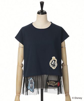 【SALE（三越）】＜PINK HOUSE/ピンクハウス＞ アリス・イン・ワンダーランド 時間の旅コレクション チュールカットソー(A2163UBY117) ダークネイビー 【三越・伊勢丹/公式】
