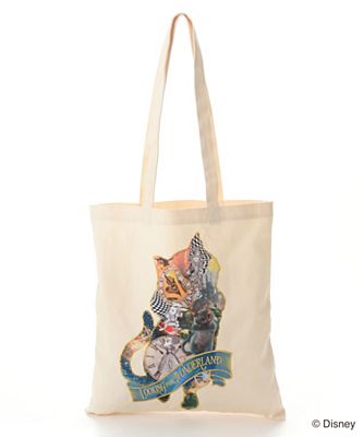 【SALE（三越）】＜PINK HOUSE/ピンクハウス＞ アリス・イン・ワンダーランド 時間の旅コレクション 帆布バッグ(A2163PBG118) キナリ 【三越・伊勢丹/公式】