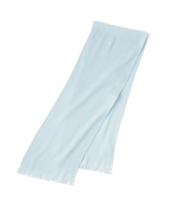 【SALE（三越）】＜装いの道＞ ガーゼマフラー 3.薄水色 【三越・伊勢丹/公式】