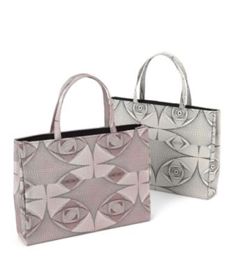 【SALE（三越）】＜装いの道＞ 幾何学模様 和装バッグ 白 【三越・伊勢丹/公式】