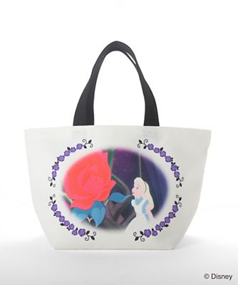 ＜アナ スイ（ANNA SUI）＞ANNA SUI「ふしぎの国のアリス」デザインアリス・バラ／ランチバッグ（110686-6401）