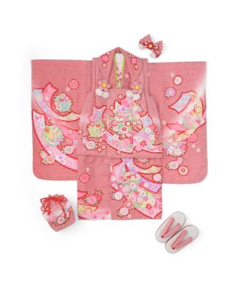 【SALE（三越）】 ＜お仕立上り＞三歳お祝着セット（半衿付）