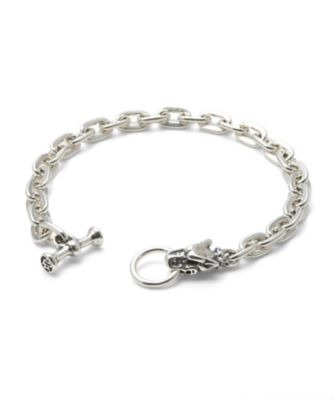 ＜トラヴィス・ワーカー＞ Small Gargoyle Charm Oval Link Bracelet(BRS110) 【三越・伊勢丹/公式】