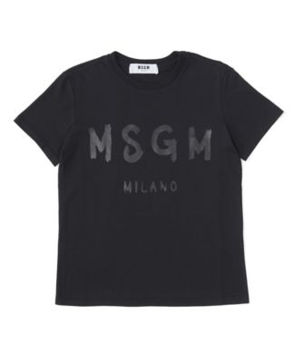 ＜エムエスジーエム/MSGM＞ ロゴTシャツ(2141MDM60/164794+795) クロ 【三越・伊勢丹/公式】