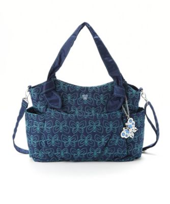 ＜アナ スイ/ANNA SUI＞ 2WAYトートバッグ「ワーク2」(312280) ネイビー 【三越・伊勢丹/公式】